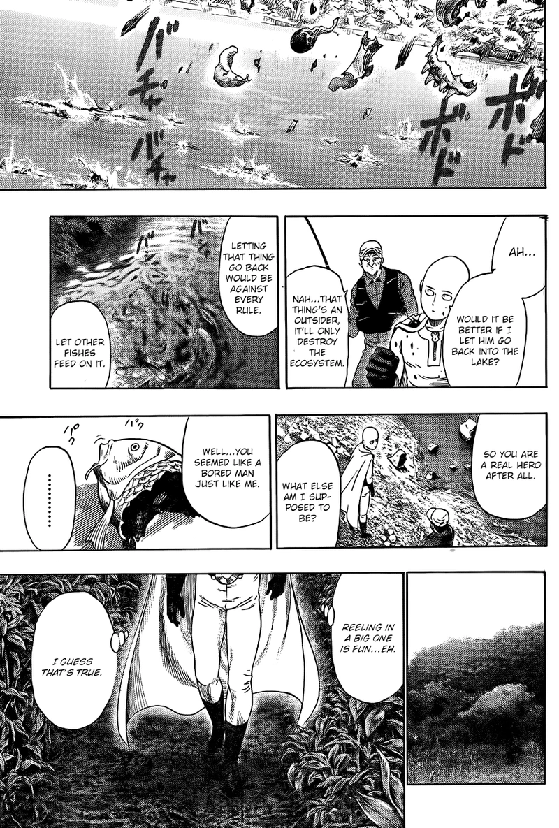 Onepunch-Man Chapter 47.6 page 9 - Chapter 47.6: Catch & Smash | Volume 9 Extras