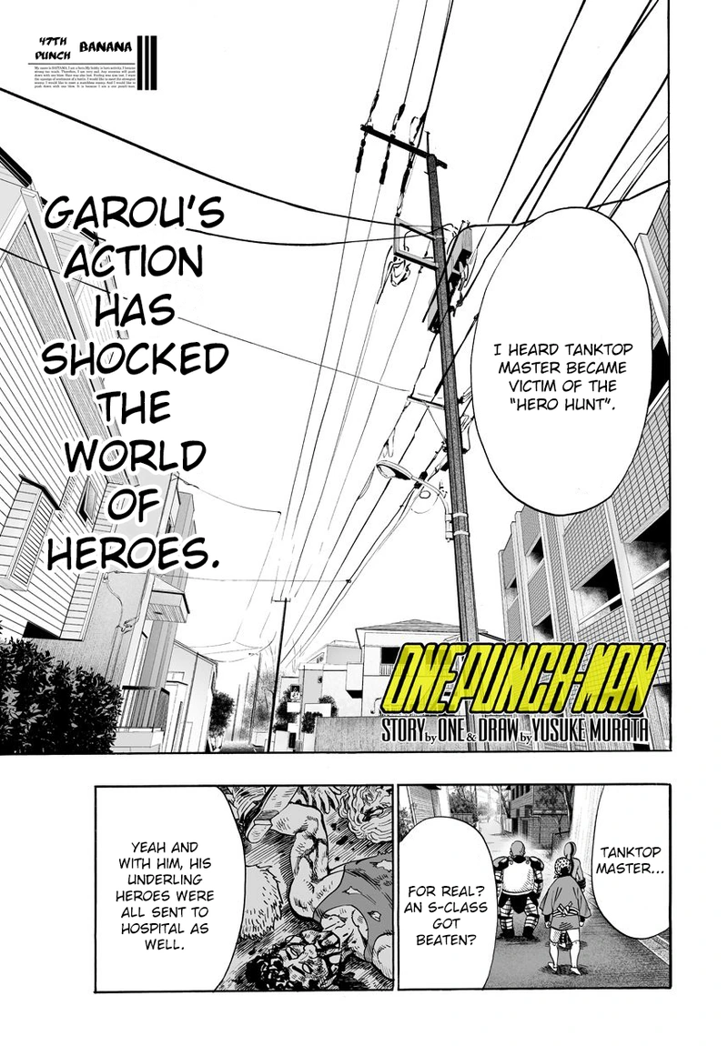 Onepunch-Man Chapter 48 page 1 - Chapter 48: Banana