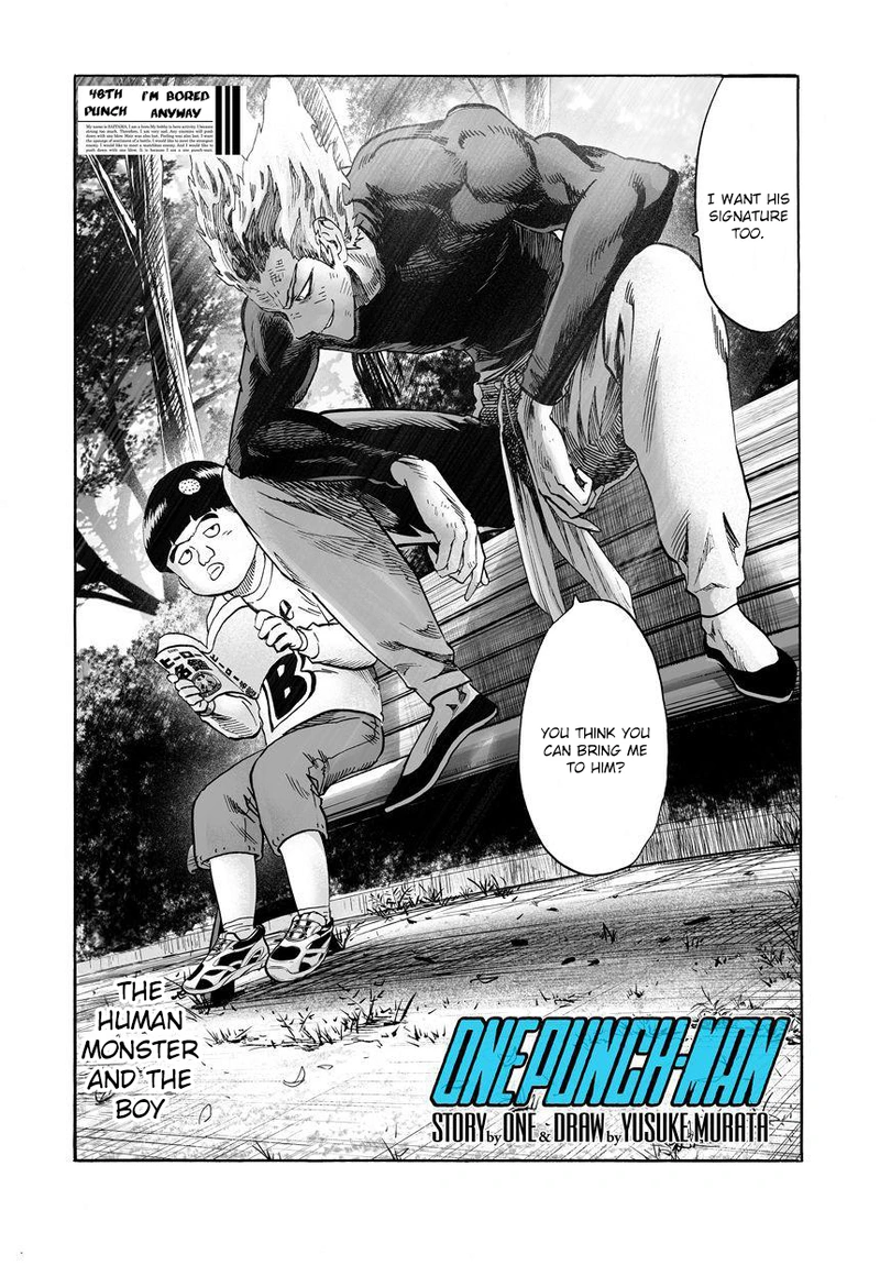Onepunch-Man Chapter 49 page 1 - Chapter 49: I'm Bored Anyway
