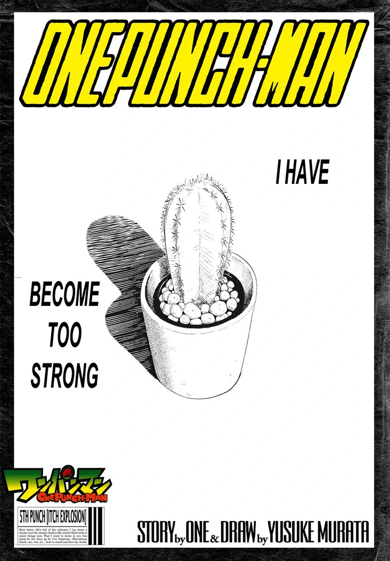 Onepunch-Man Chapter 5 page 1 - Chapter 5: Itch Explosion