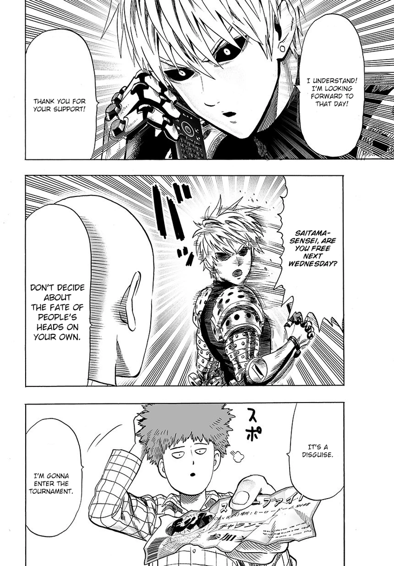 Onepunch-Man Chapter 51 page 15 - Chapter 51: Headgear