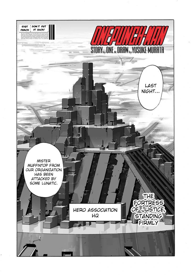Onepunch-Man Chapter 52 page 1 - Chapter 52: Don't Put It Back!
