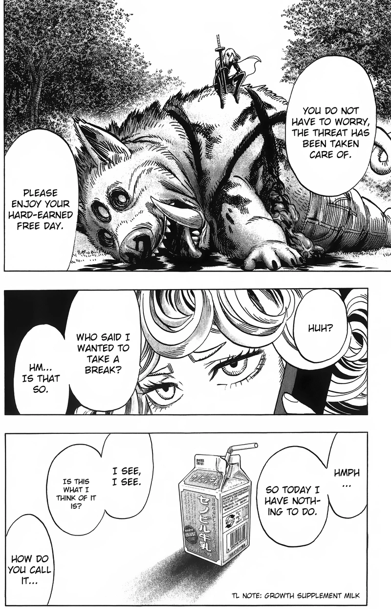 Onepunch-Man Chapter 55.6 page 6 - Chapter 55.6: Tatsumaki's Day Off | Volume 10 Extras
