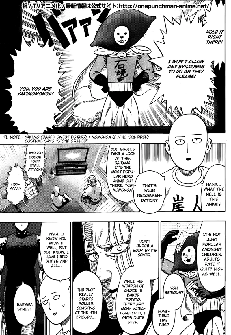 Onepunch-Man Chapter 55.7 page 2 - Chapter 55.7: Sense | Volume 10 Extras