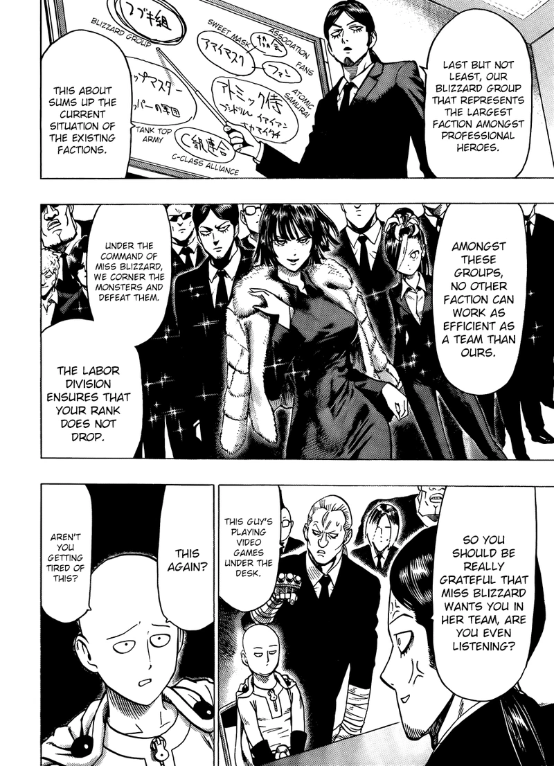 Onepunch-Man Chapter 55.8 page 4 - Chapter 55.8: Numbers | Volume 10 Extras