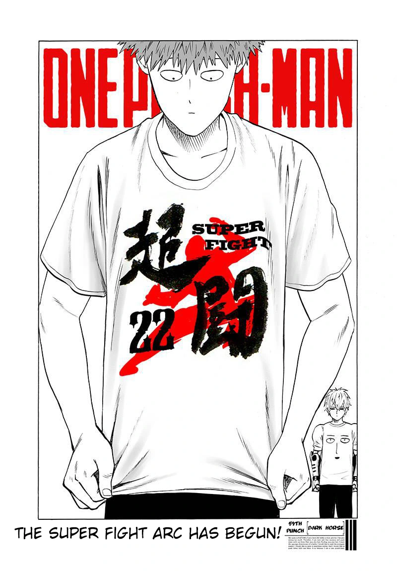Onepunch-Man Chapter 61 page 1 - Chapter 61: Dark Horse