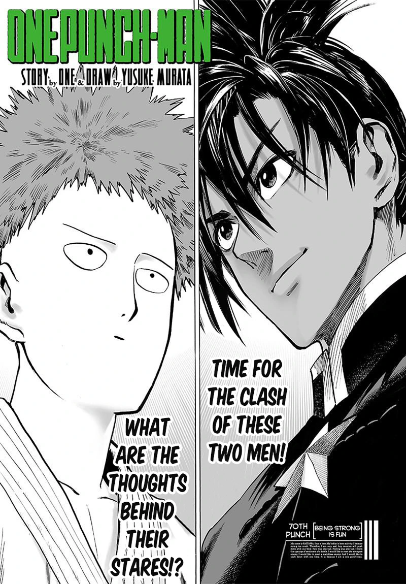 Onepunch-Man Chapter 70 page 1 - Chapter 70: Being Strong Is Fun