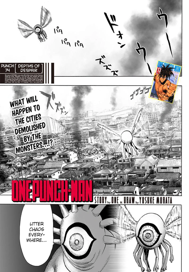 Onepunch-Man Chapter 74 page 1 - Chapter 74: Depths of Despair