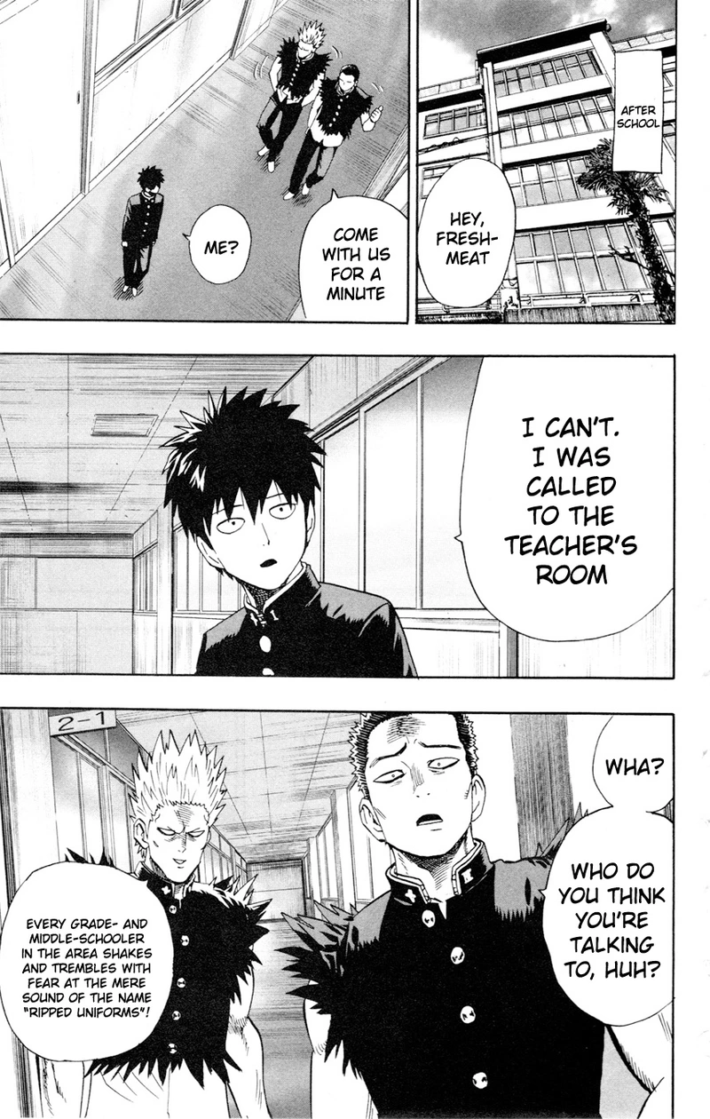 Onepunch-Man Chapter 8.5 page 11 - Chapter 8.5: 200 Yen | Volume 1 Extras