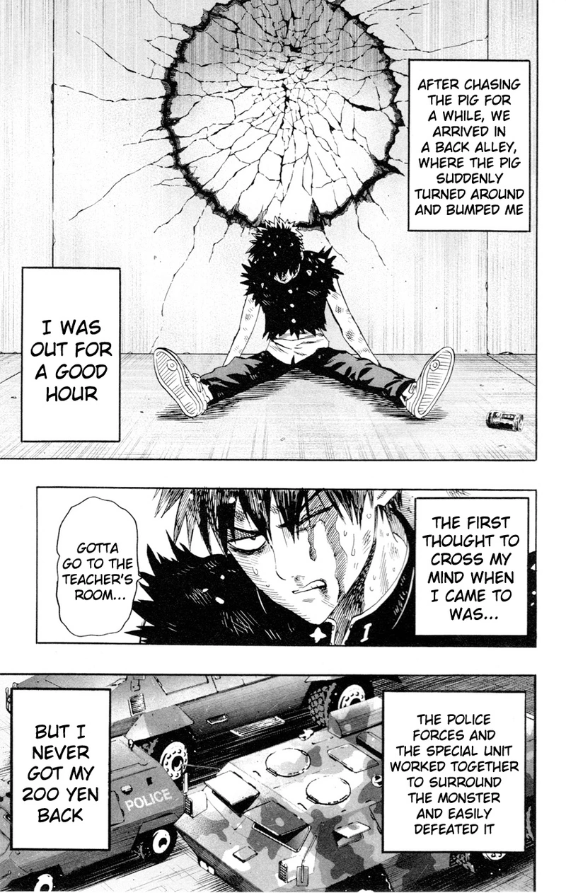 Onepunch-Man Chapter 8.5 page 19 - Chapter 8.5: 200 Yen | Volume 1 Extras