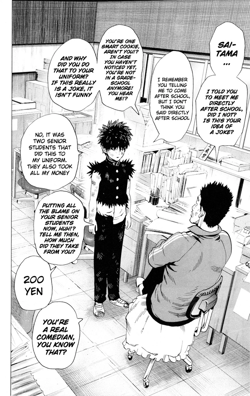 Onepunch-Man Chapter 8.5 page 20 - Chapter 8.5: 200 Yen | Volume 1 Extras