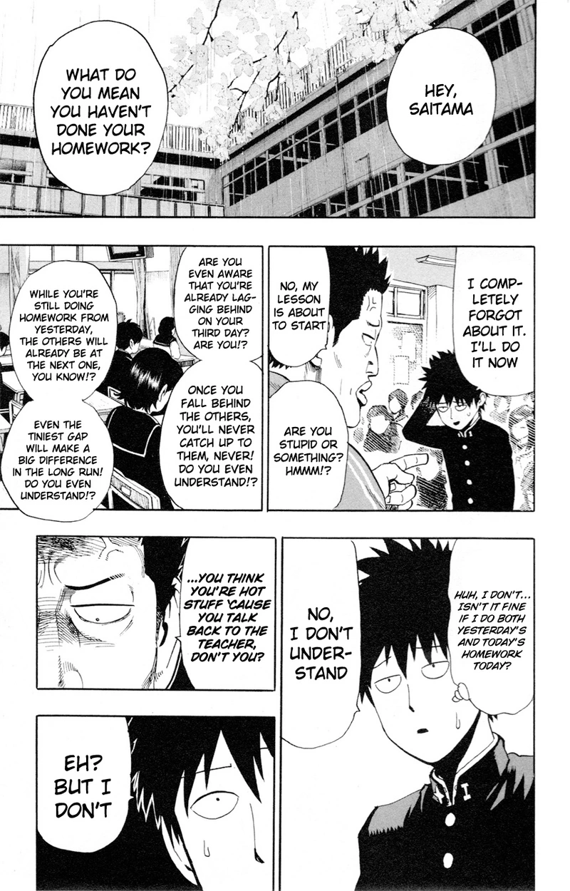 Onepunch-Man Chapter 8.5 page 9 - Chapter 8.5: 200 Yen | Volume 1 Extras