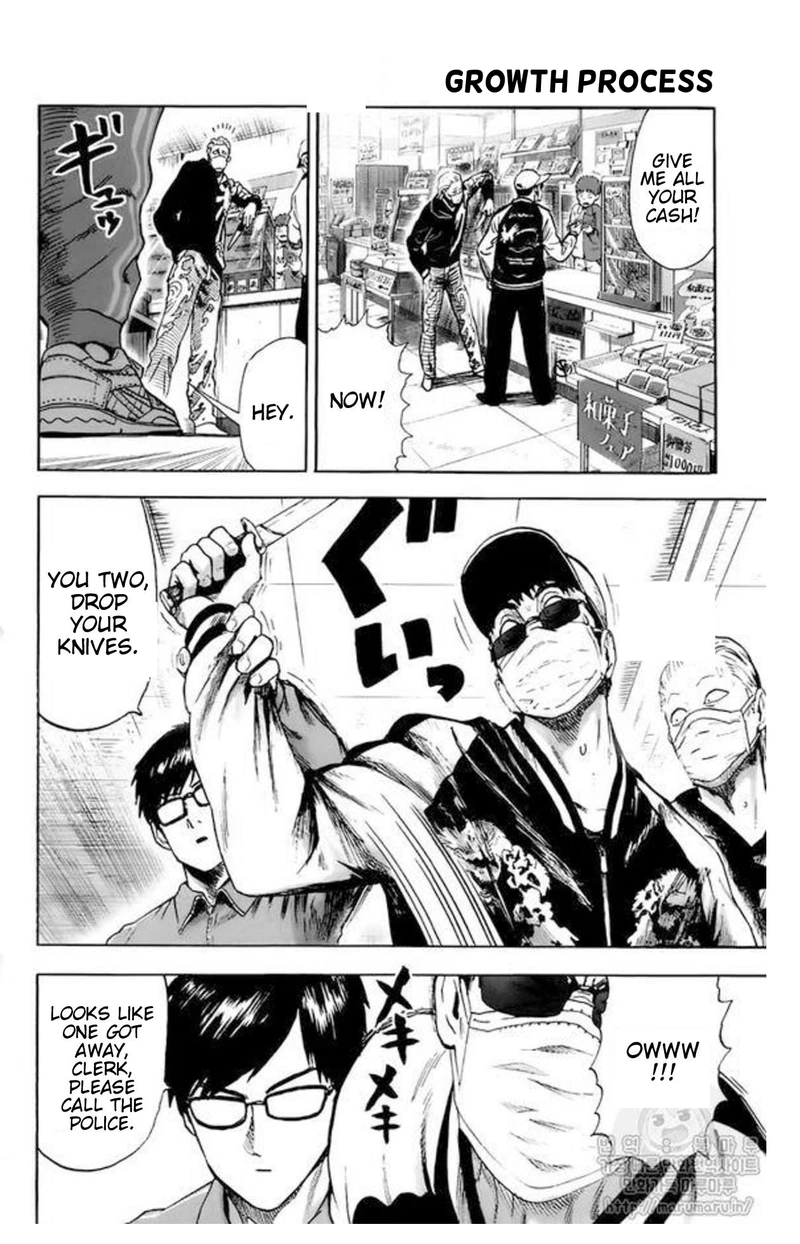 Onepunch-Man Chapter 84.5 page 4 - Chapter 84.5: Growth Process | Volume 16 Extras