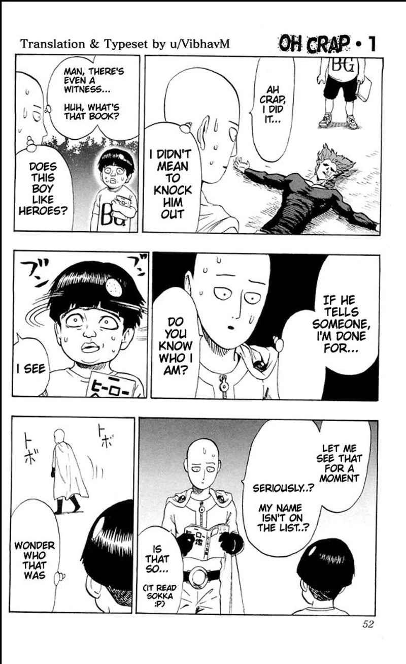 Onepunch-Man Chapter 89.5 page 6 - Volume 18 Extras