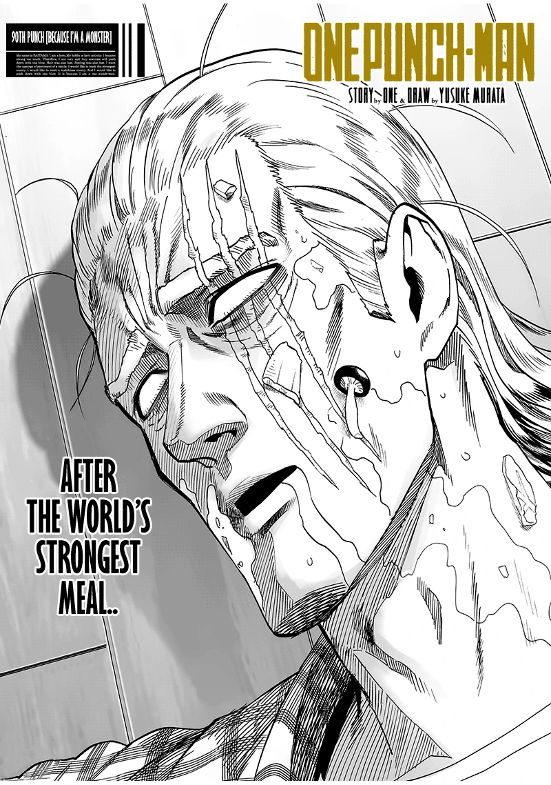Onepunch-Man Chapter 90 page 1 - Chapter 90: Because I'm a Monster