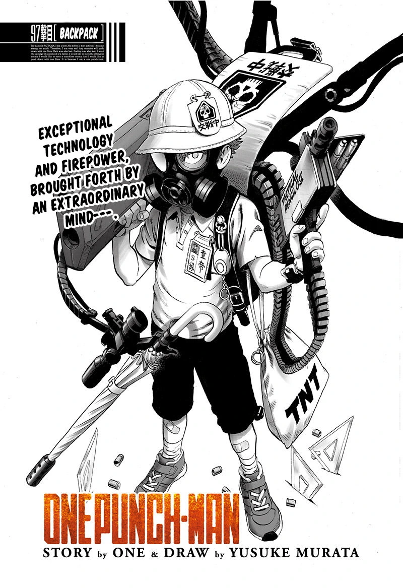 Onepunch-Man Chapter 97 page 1 - Chapter 97: Backpack