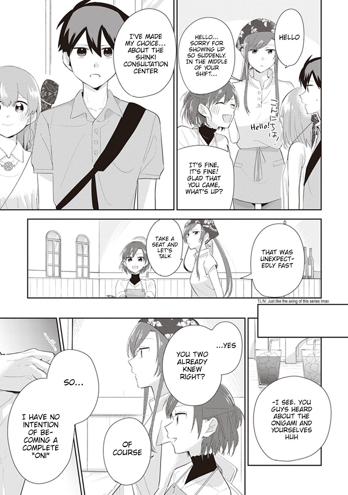 Oni futatsu Chapter 13 page 14 - Chapter 13: Kei and Megumi [END]