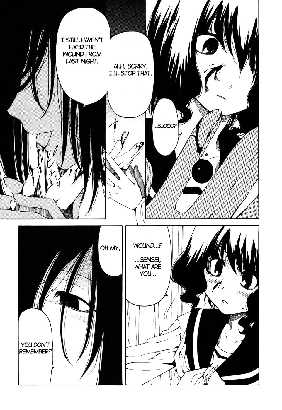Oni-Gokko Chapter 1.2 page 17 - Chapter 1 v2 : Red Eyes