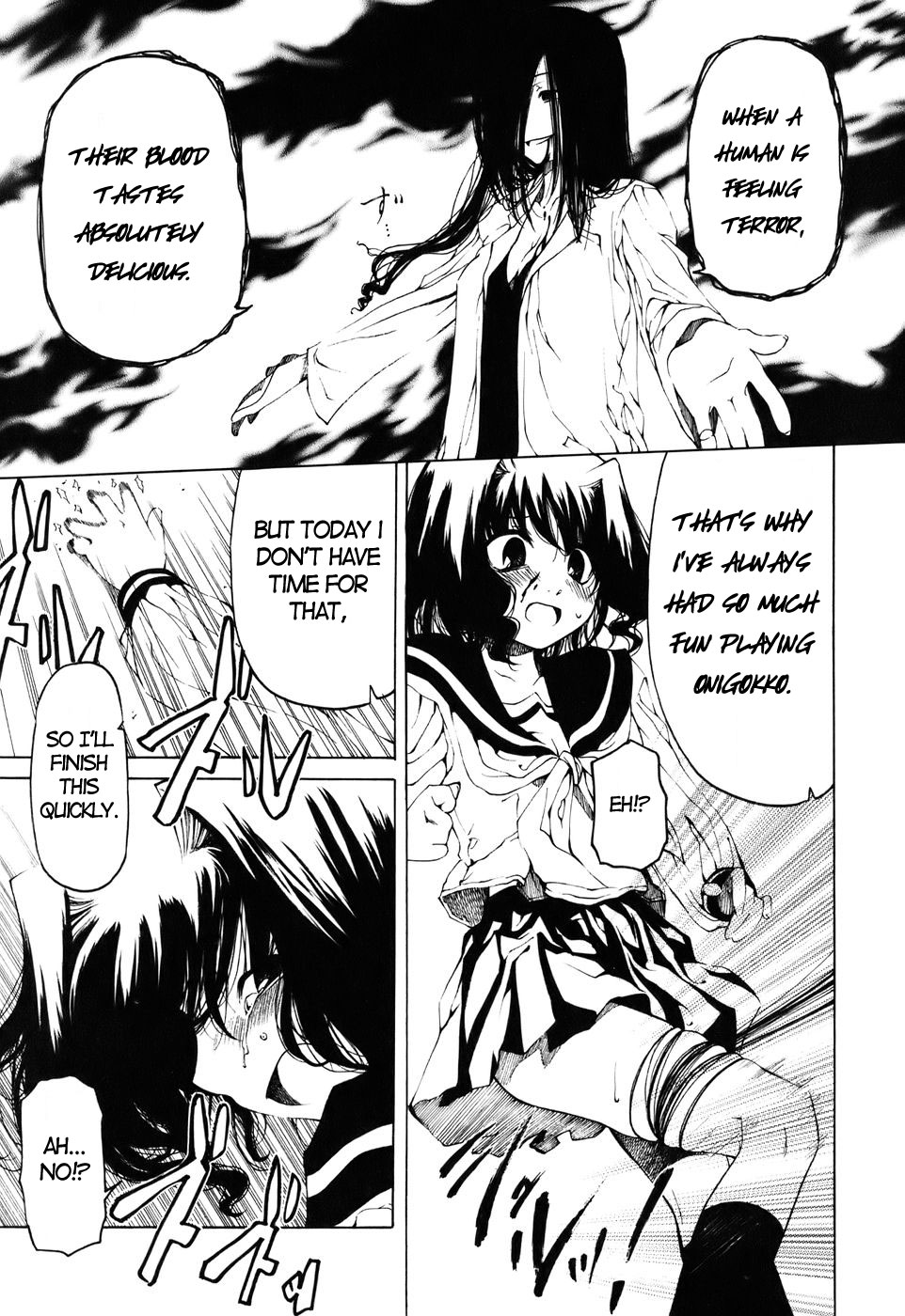 Oni-Gokko Chapter 1.2 page 23 - Chapter 1 v2 : Red Eyes