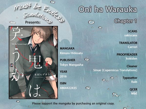 Oni wa Warau ka Chapter 1 page 1 - Chapter 1