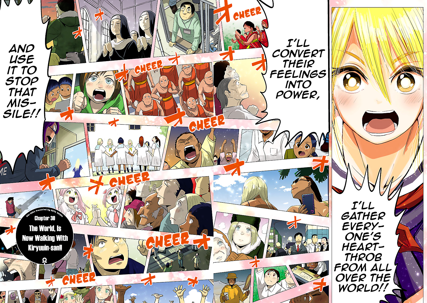 Onideka Chapter 30 page 6 - Chapter 30: The World, Is Now Walking With Kiryuuin-san!!