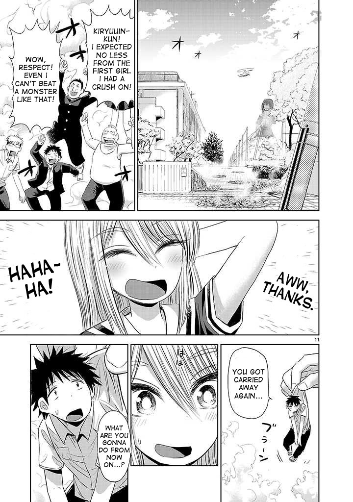Onideka Chapter 4 page 10 - Chapter 4: Shocking! The Giant, Beautiful High School Girl (Monster)
