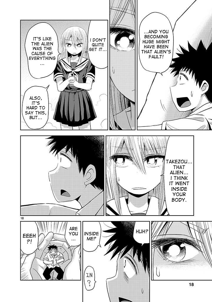 Onideka Chapter 4 page 17 - Chapter 4: Shocking! The Giant, Beautiful High School Girl (Monster)