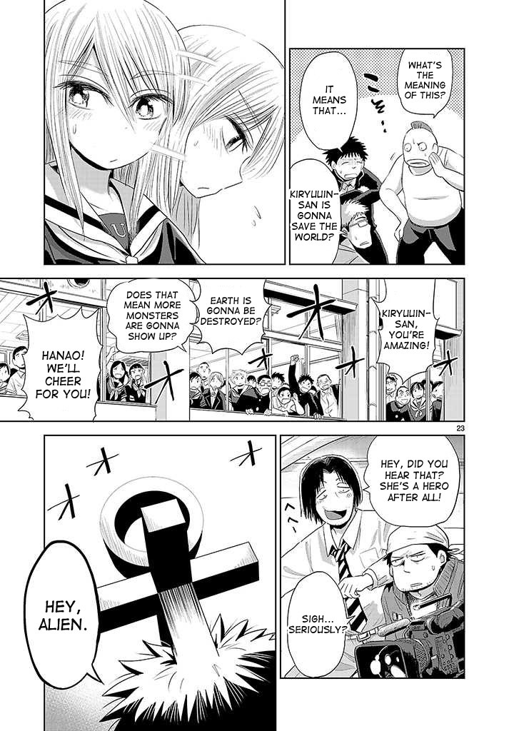 Onideka Chapter 4 page 22 - Chapter 4: Shocking! The Giant, Beautiful High School Girl (Monster)