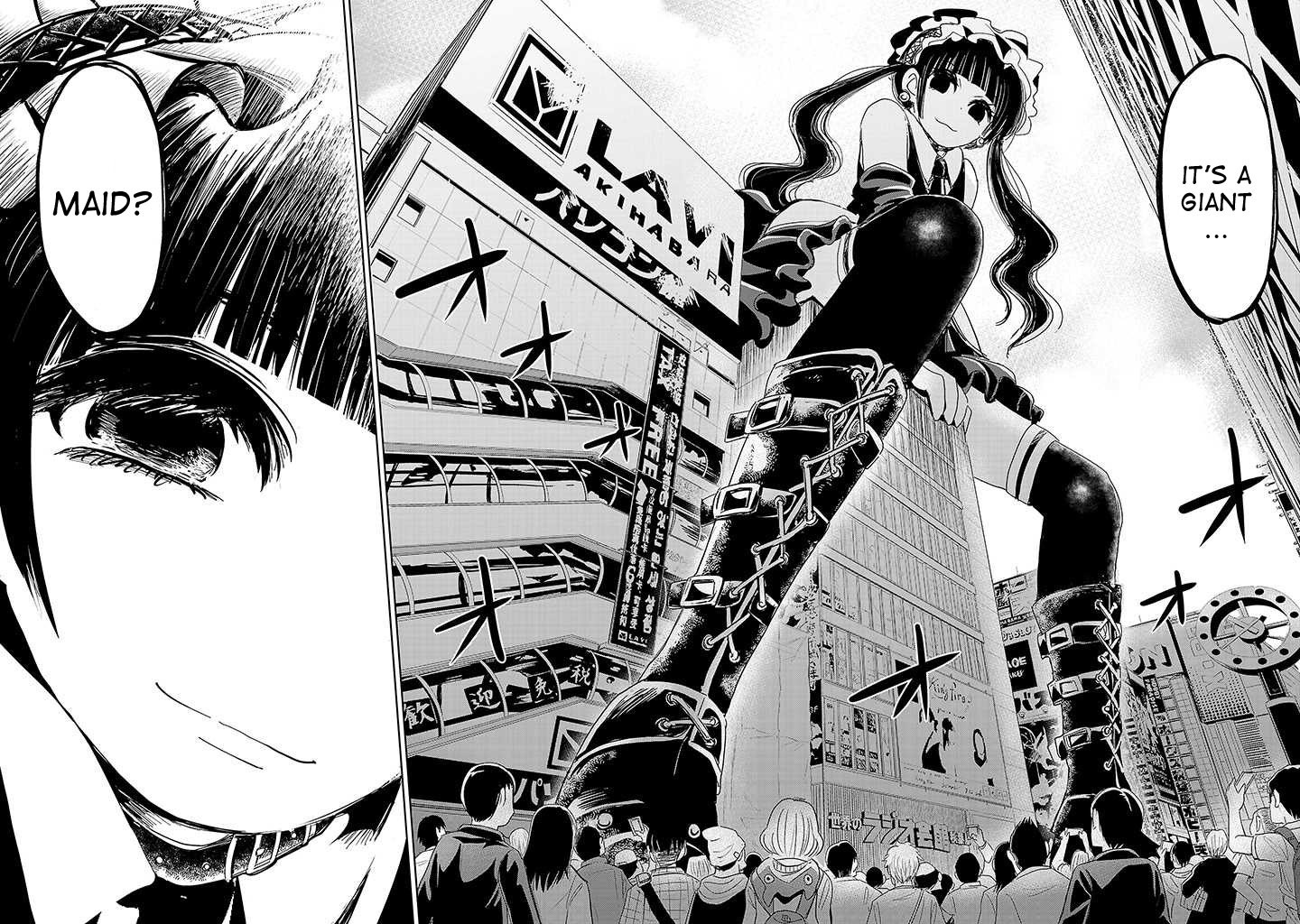 Onideka Chapter 4 page 28 - Chapter 4: Shocking! The Giant, Beautiful High School Girl (Monster)