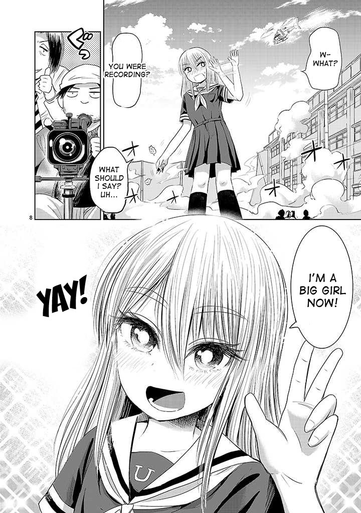 Onideka Chapter 4 page 7 - Chapter 4: Shocking! The Giant, Beautiful High School Girl (Monster)