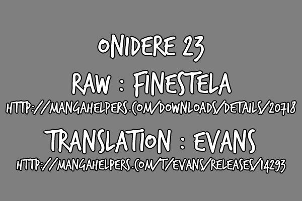 Onidere Chapter 23 page 1 - Chapter 23: Let's Get Married Part 1