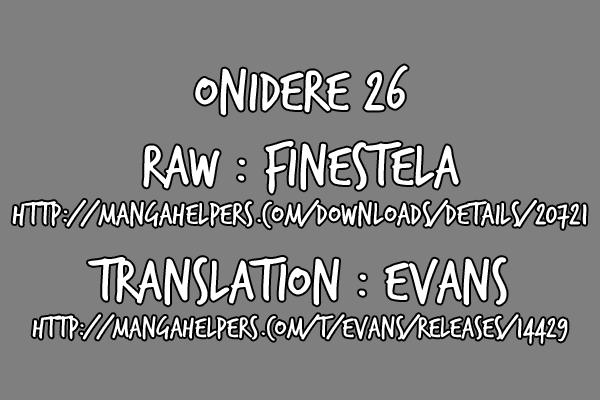 Onidere Chapter 26 page 1 - Chapter 26: Tadashi Is Having a Night-Mare?