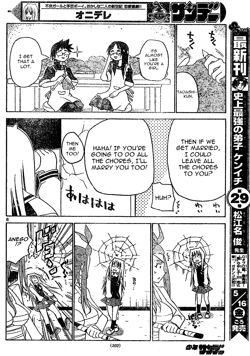 Onidere Chapter 7 page 8 - Chapter 7: Am I Manly?