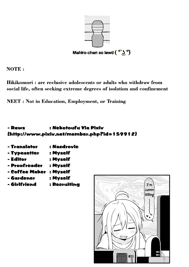 Onii-chan is done for Chapter 1 page 14 - Chapter 1: Mahiro and the Unpleasurable Body