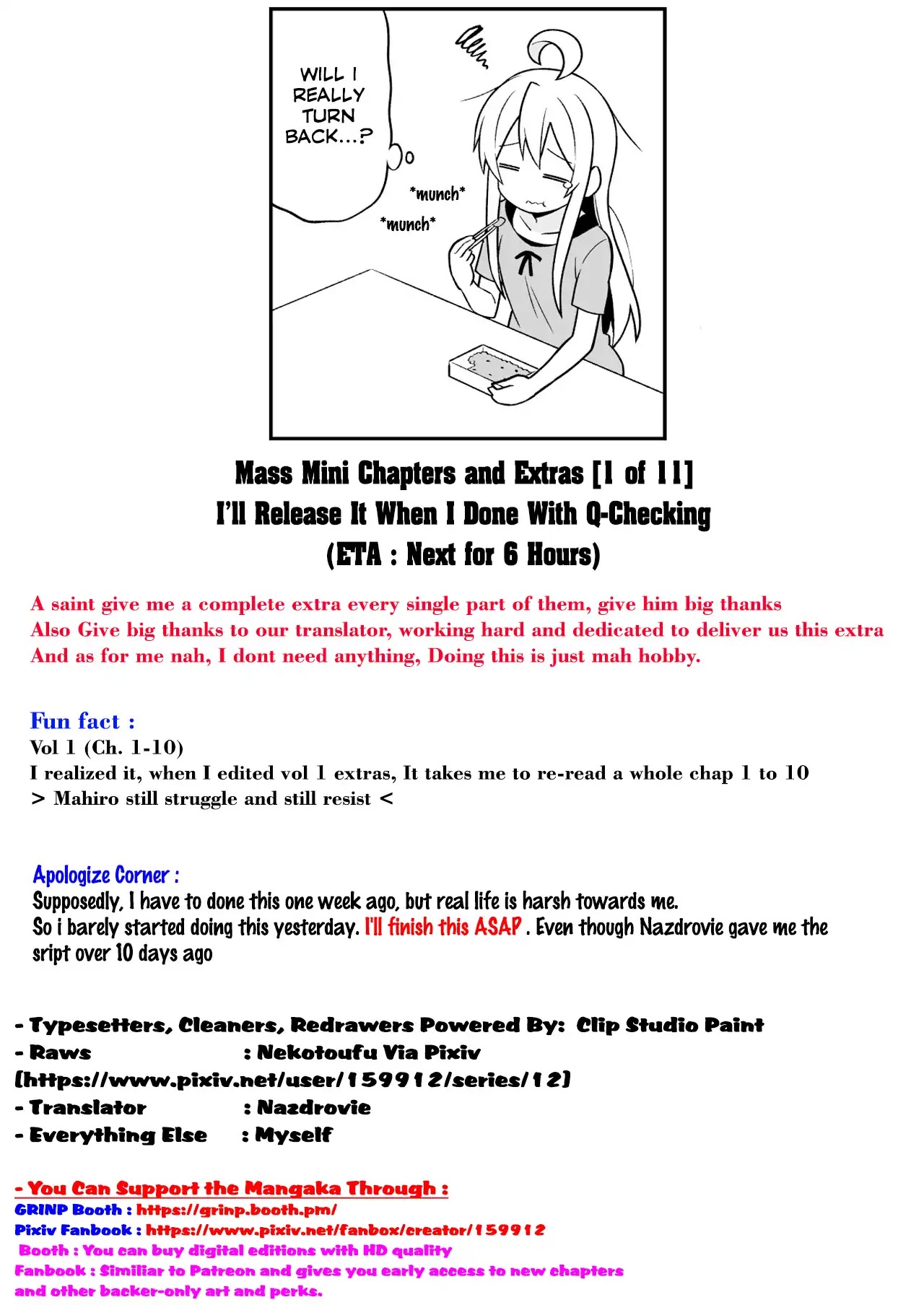 Onii-chan is done for Chapter 10.9 page 19 - Chapter 10.9: Mini Extras
