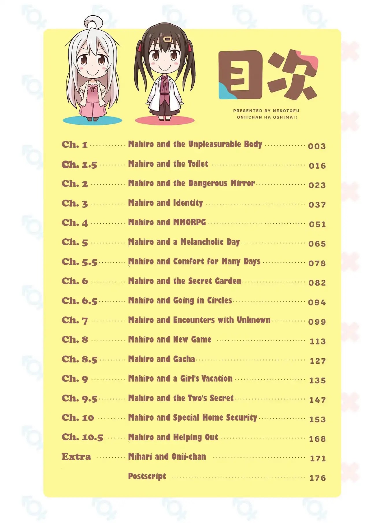 Onii-chan is done for Chapter 10.9 page 3 - Chapter 10.9: Mini Extras