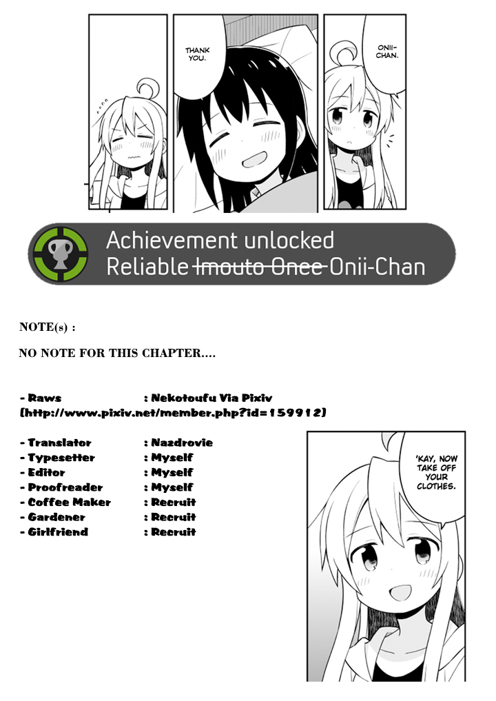 Onii-chan is done for Chapter 10 page 16 - Chapter 10: Mahiro and Special Home Security