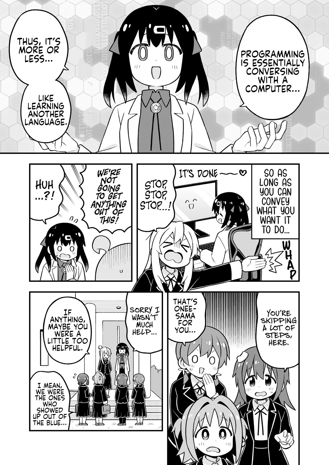 Onii-chan is done for Chapter 102 page 5 - Chapter 102: Mahiro and a Technological Nightmare