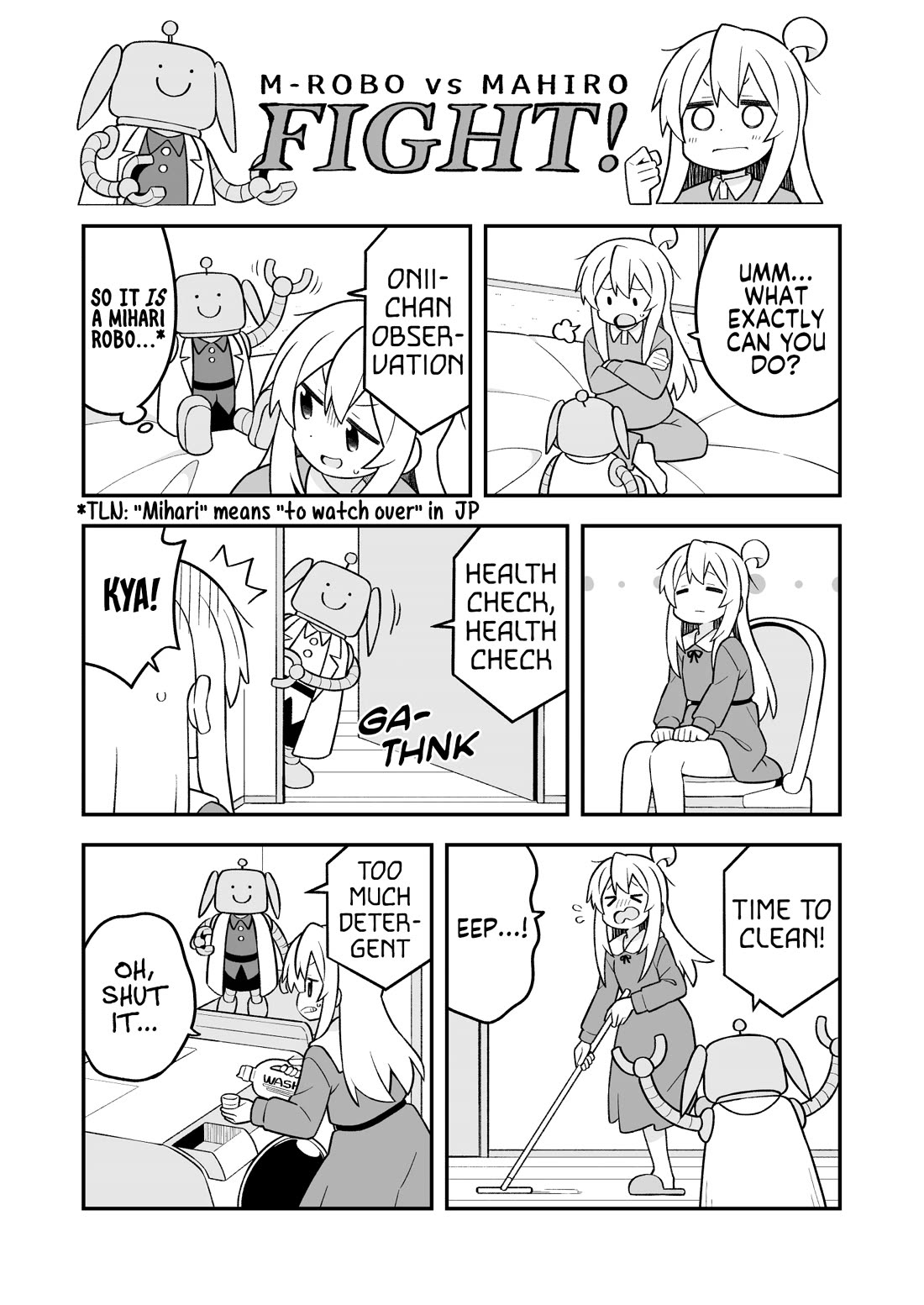 Onii-chan is done for Chapter 102 page 9 - Chapter 102: Mahiro and a Technological Nightmare
