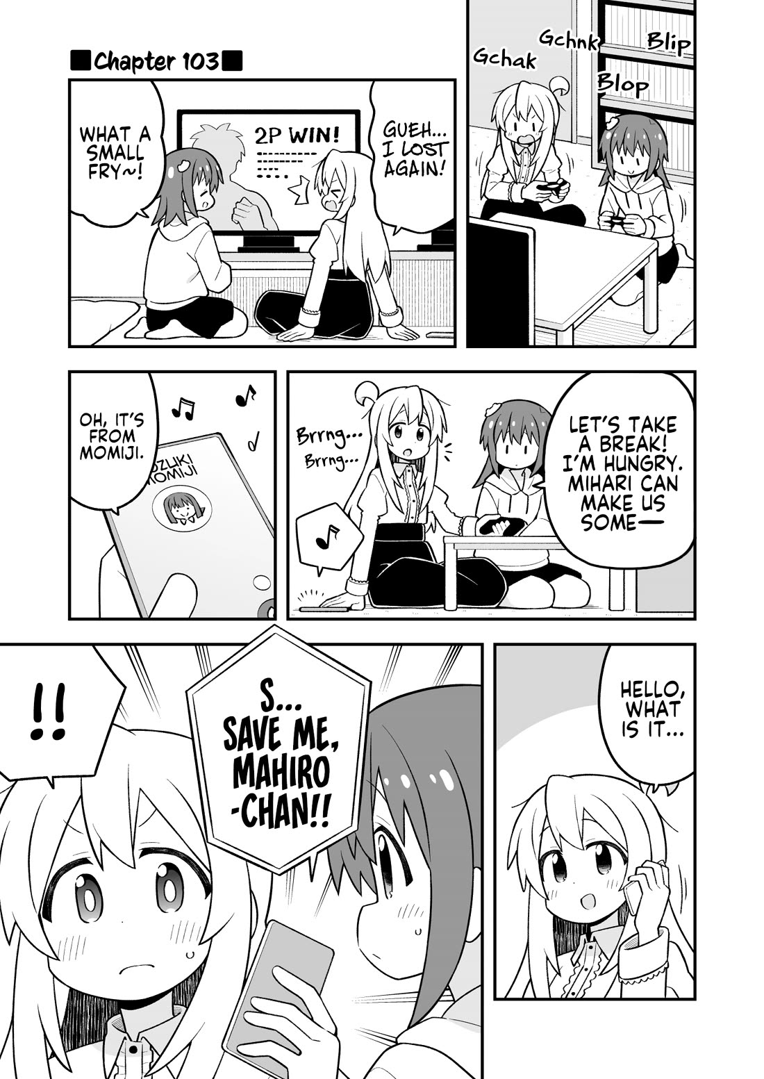 Onii-chan is done for Chapter 103 page 1 - Chapter 103: Mahiro and Heaven or Hell