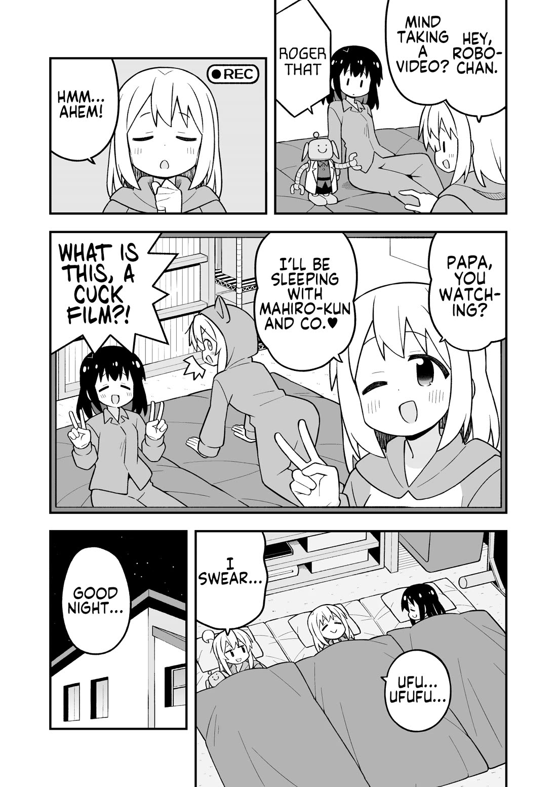 Onii-chan is done for Chapter 104 page 11 - Chapter 104: Mahiro and Mother's Day