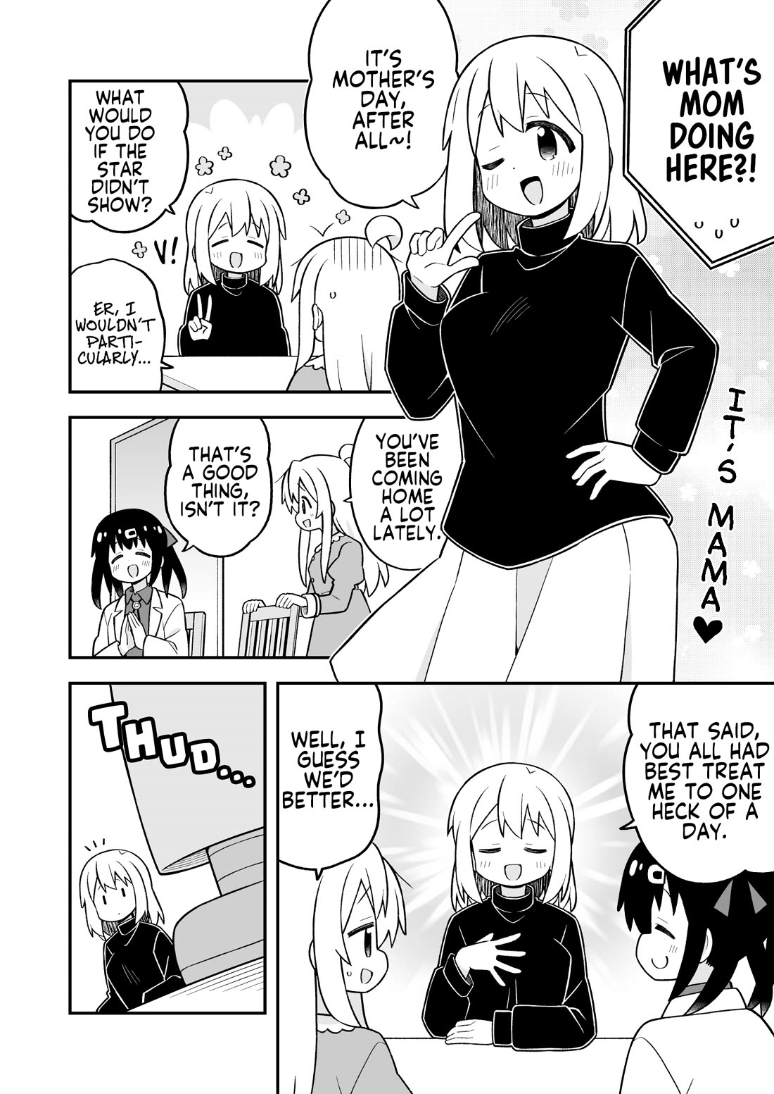 Onii-chan is done for Chapter 104 page 4 - Chapter 104: Mahiro and Mother's Day