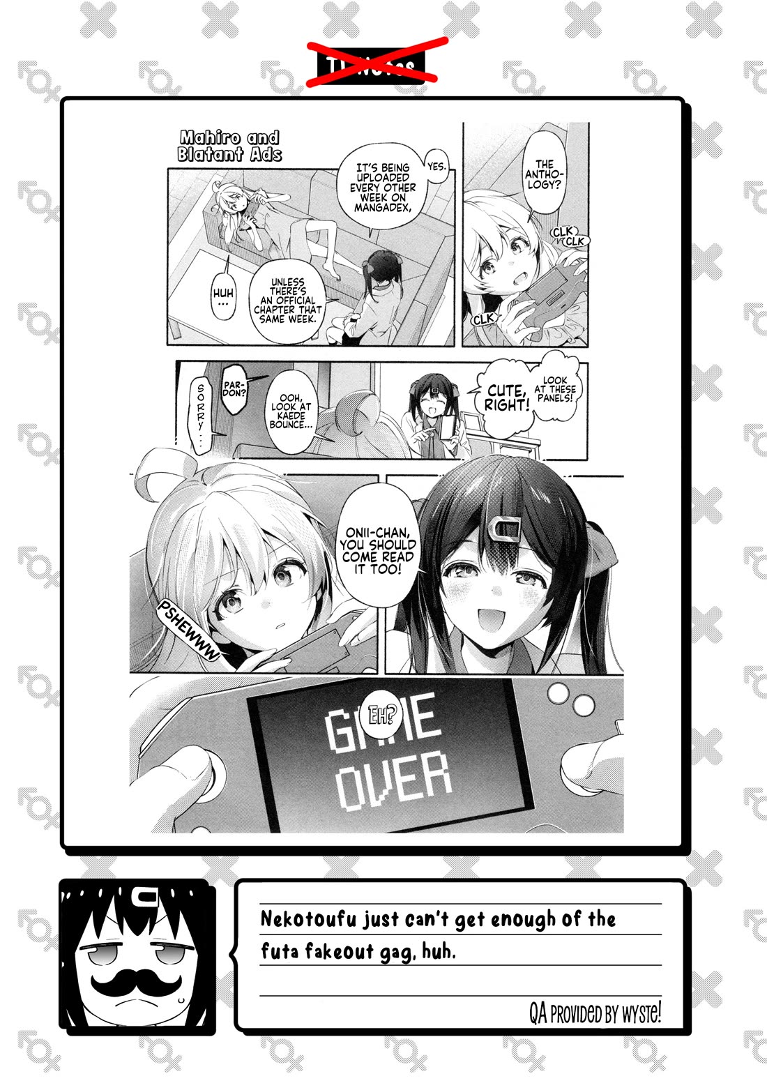 Onii-chan is done for Chapter 106 page 13 - Chapter 106: Mahiro and Sharing Secrets