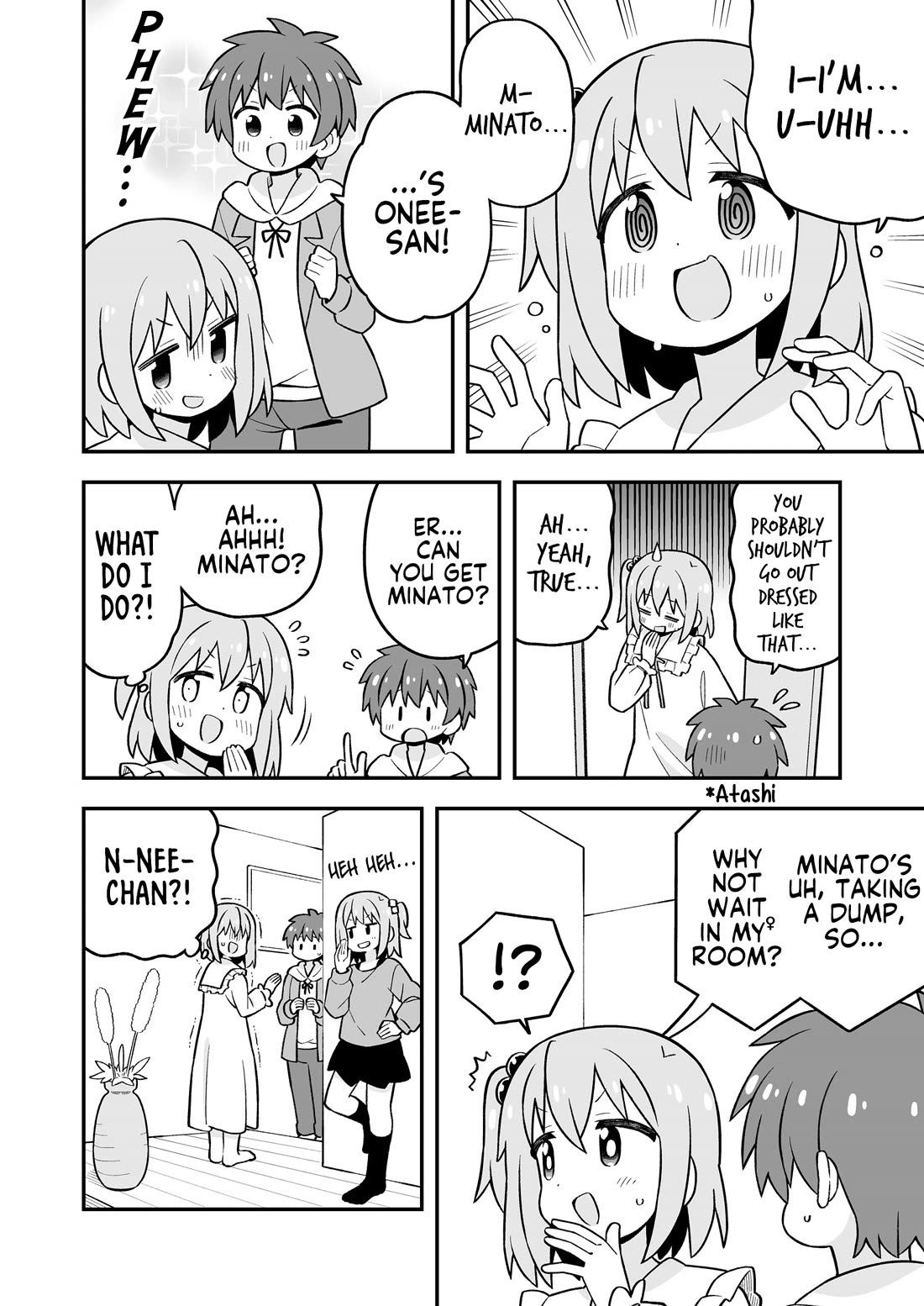 Onii-chan is done for Chapter 107.9 page 7 - Chapter 107.9: Minato-kun is Done For? 3