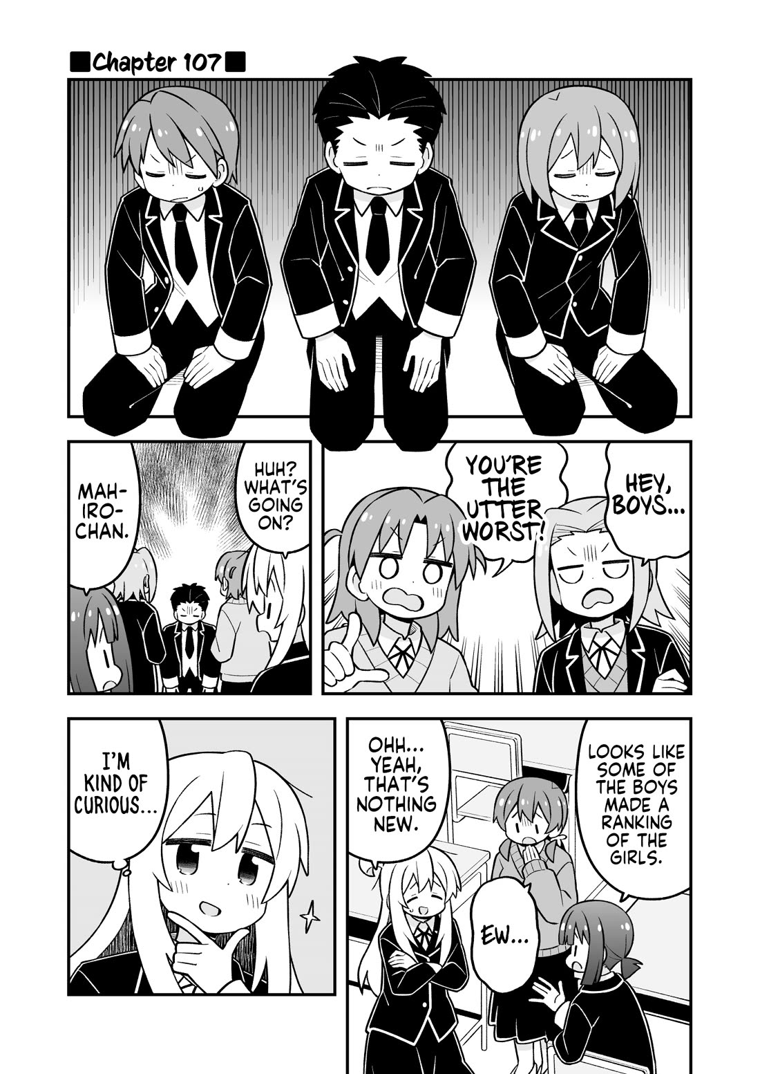 Onii-chan is done for Chapter 107 page 1 - Chapter 107: Mahiro and Popularity Rankings