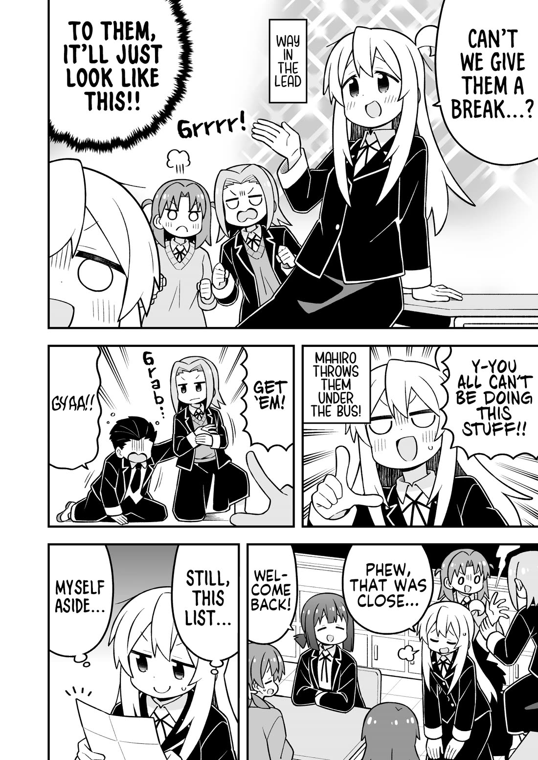 Onii-chan is done for Chapter 107 page 4 - Chapter 107: Mahiro and Popularity Rankings