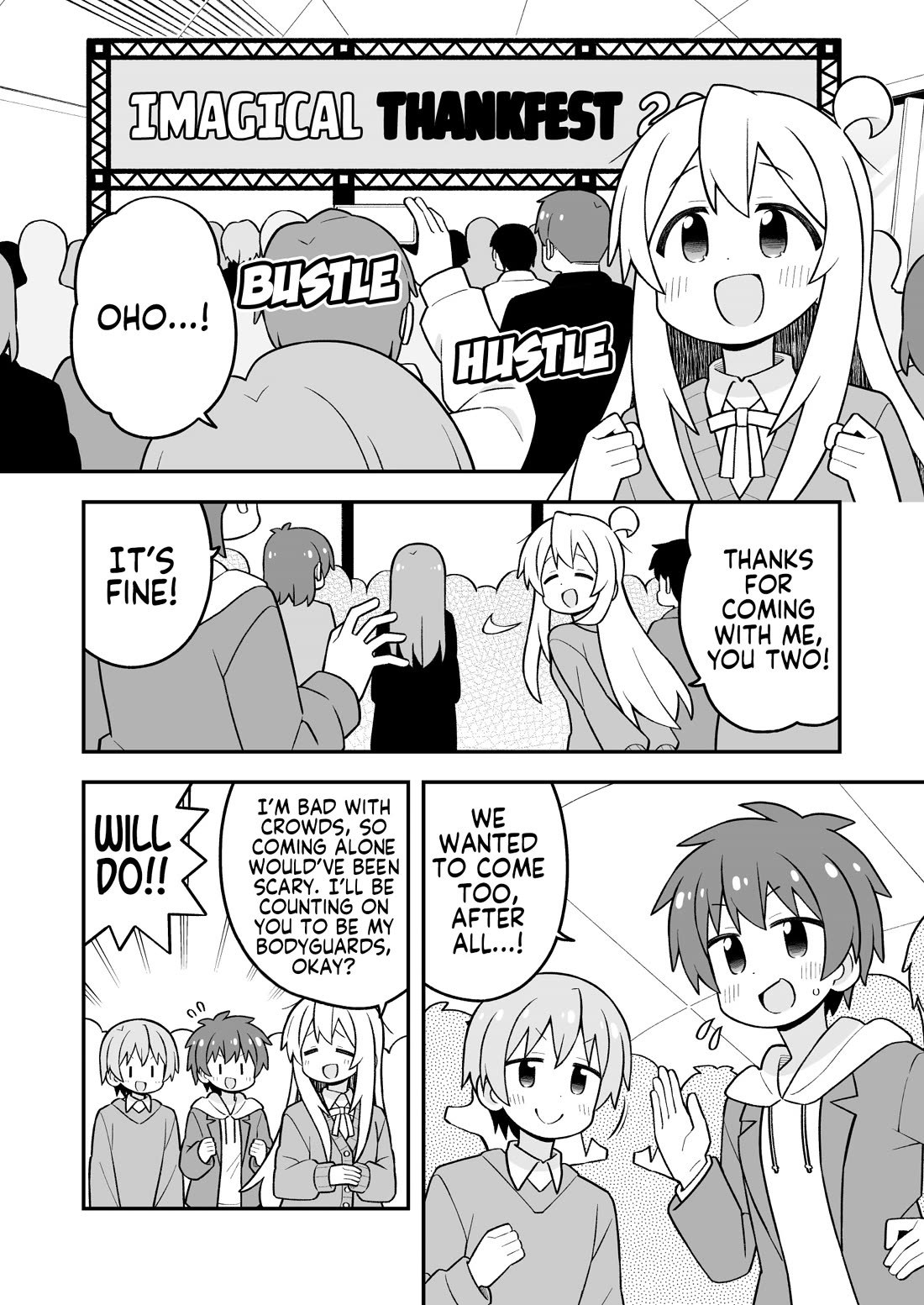 Onii-chan is done for Chapter 108 page 4 - Chapter 108: Mahiro and Bodyguards