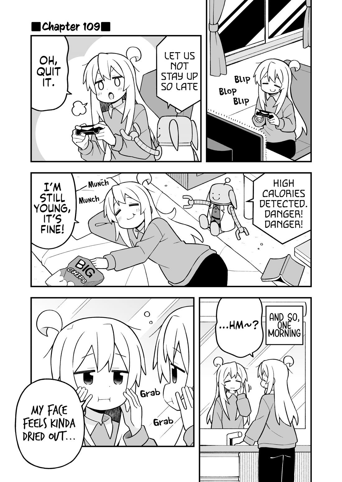 Onii-chan is done for Chapter 109 page 1 - Chapter 109: Mahiro and a Healthy Beauty Regimen