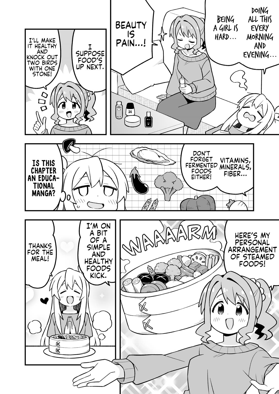 Onii-chan is done for Chapter 109 page 6 - Chapter 109: Mahiro and a Healthy Beauty Regimen