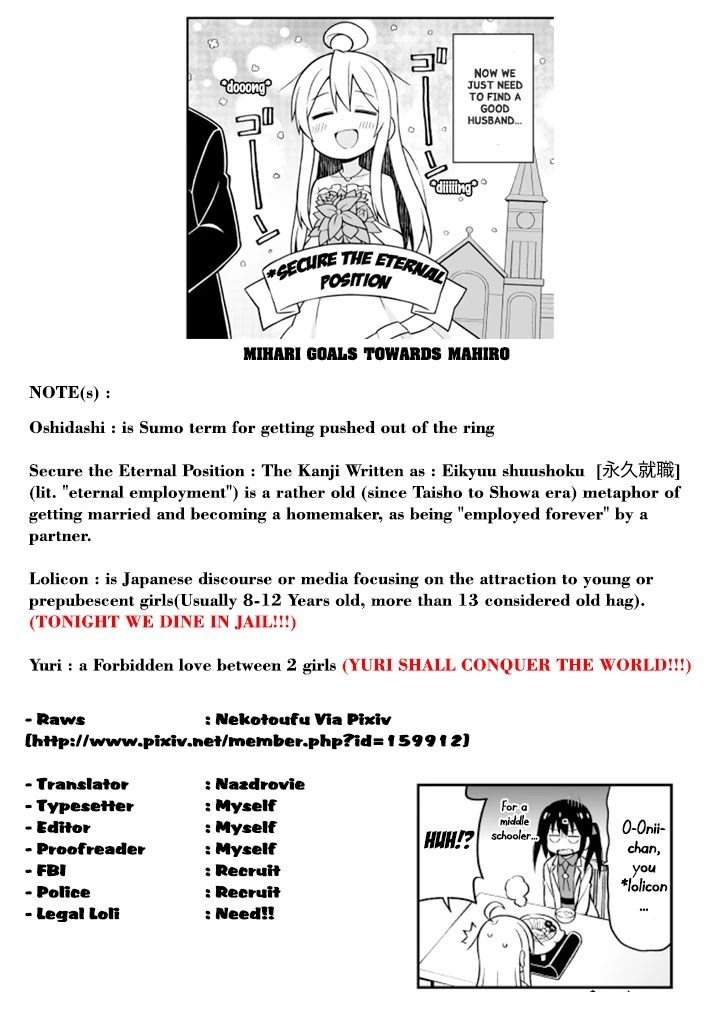 Onii-chan is done for Chapter 11 page 15 - Chapter 11: Mahiro and Adventure
